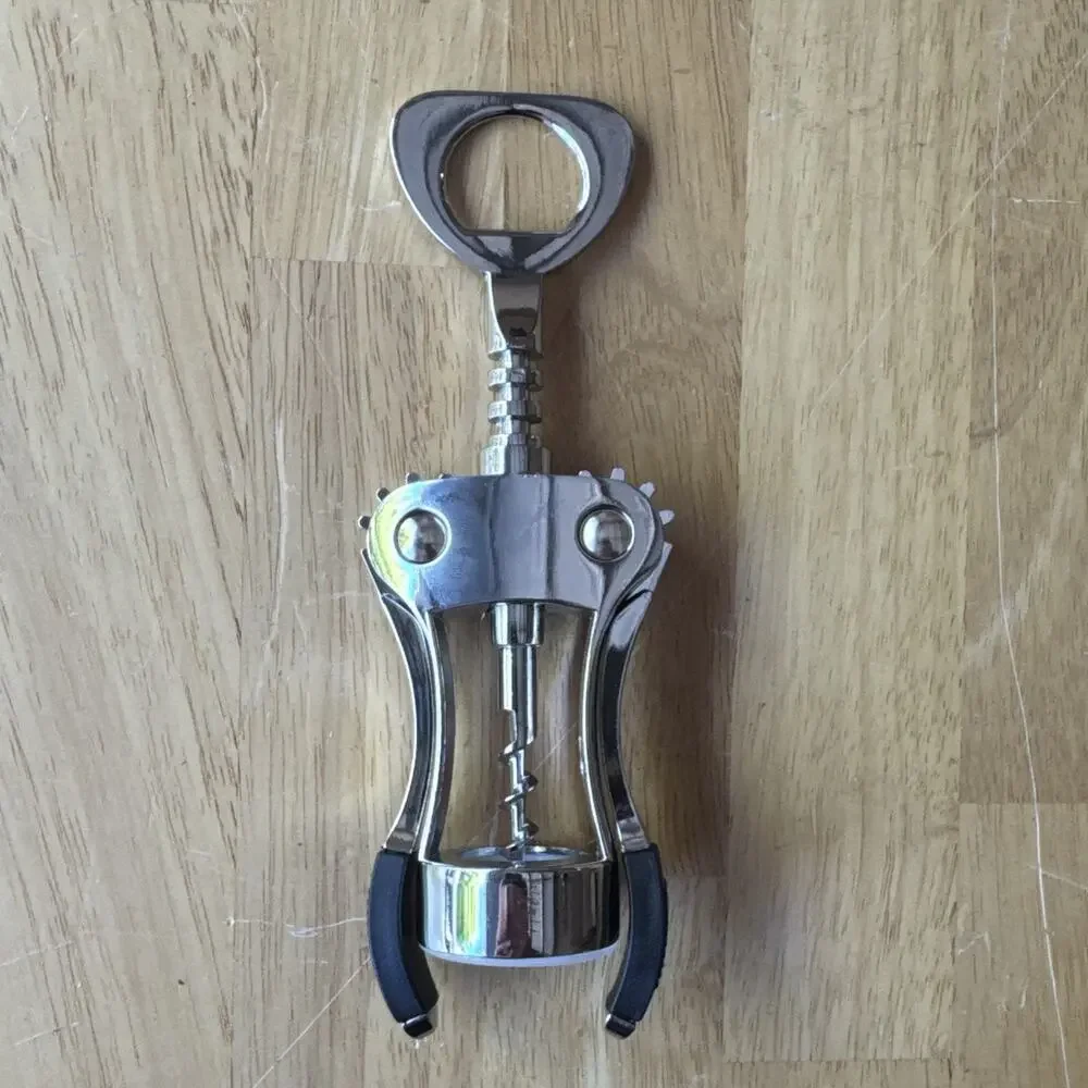 Heavy Duty Zinc Alloy Wing Corkscrew Wine & Beer Bottle Opener